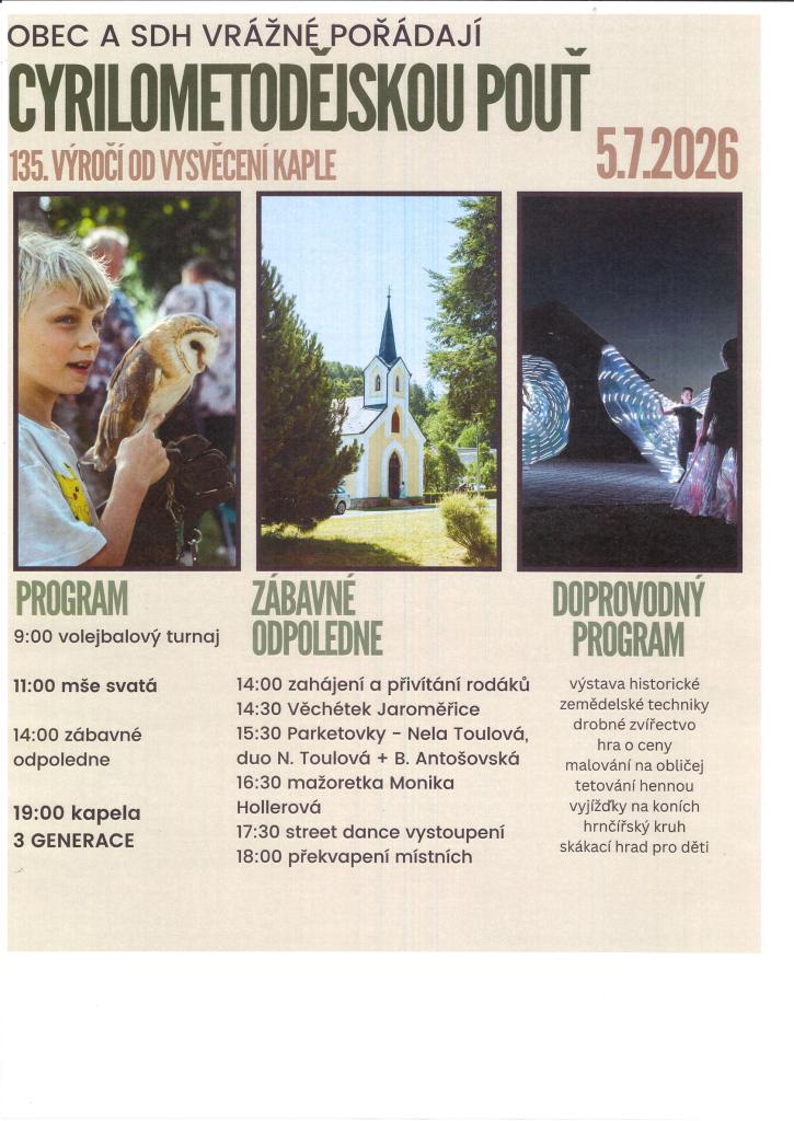 Cyrilometodějská pouť 2026